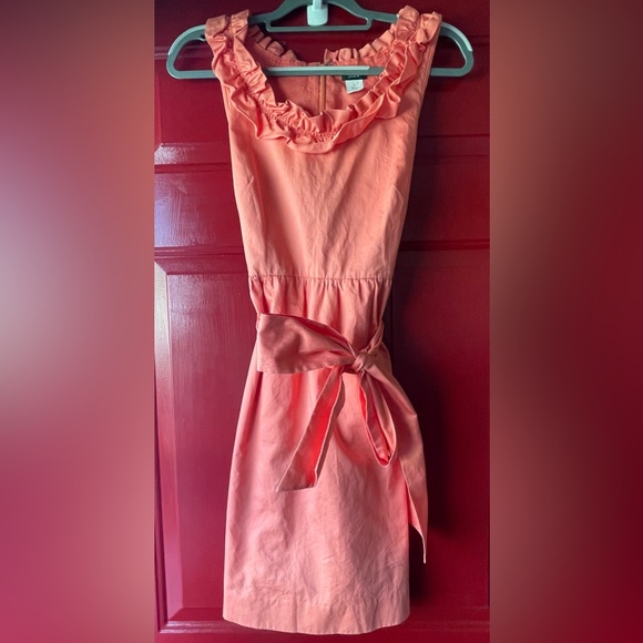 J. Crew Ruffle collar belted dress - Picture 1 of 5